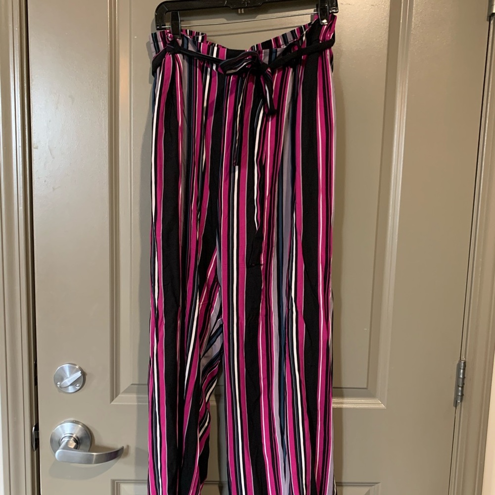 Plus Size Wide Leg Pants
